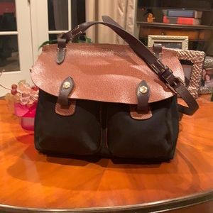 NWOT DOONEY leather fabric crossbody